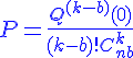 4$\blue P=\frac{Q^{(k-b)}(0)}{(k-b)!C_{nb}^{k}}